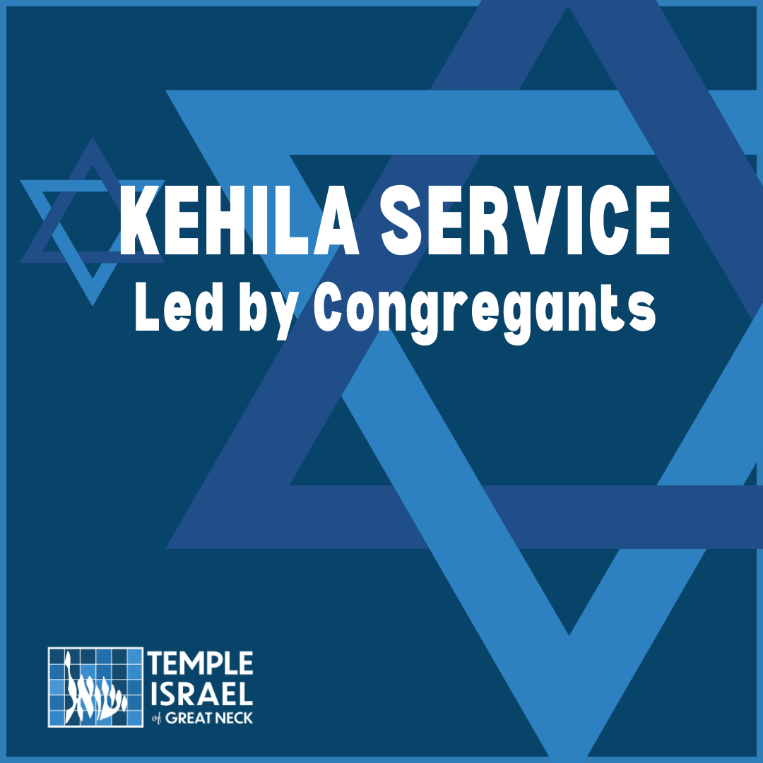 Kehila Service Led by Congregants