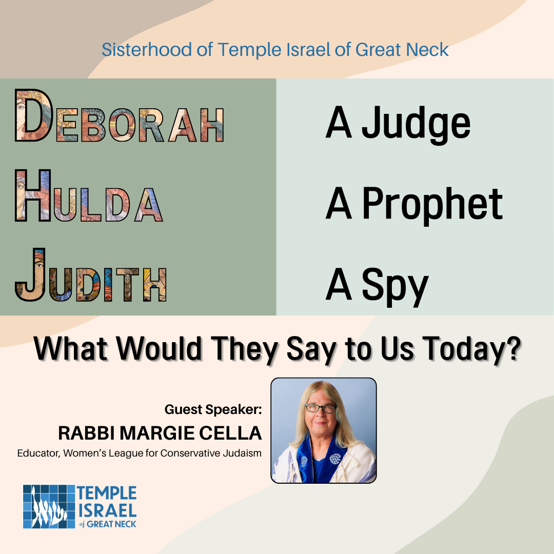 Sisterhood's Discussion with Rabbi Margie Cella